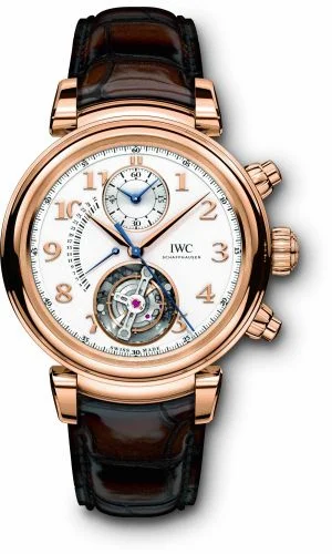 IWC Da Vinci Tourbillon Rétrograde Chronograph Red Gold / Silver IW3931-01 (IW393101)